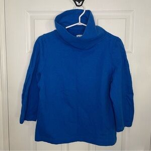 COS Wool Blue Turtleneck Sweater Extra Small